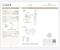 GIA report 1453630876 for natural diamond pear 1.00 ct