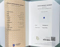 GUILD report 3117410122 for natural blue sapphire oval 1.63 ct