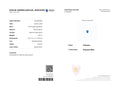 GUILD report 0113861929 for natural cobalt spinel cushion 0.95 ct