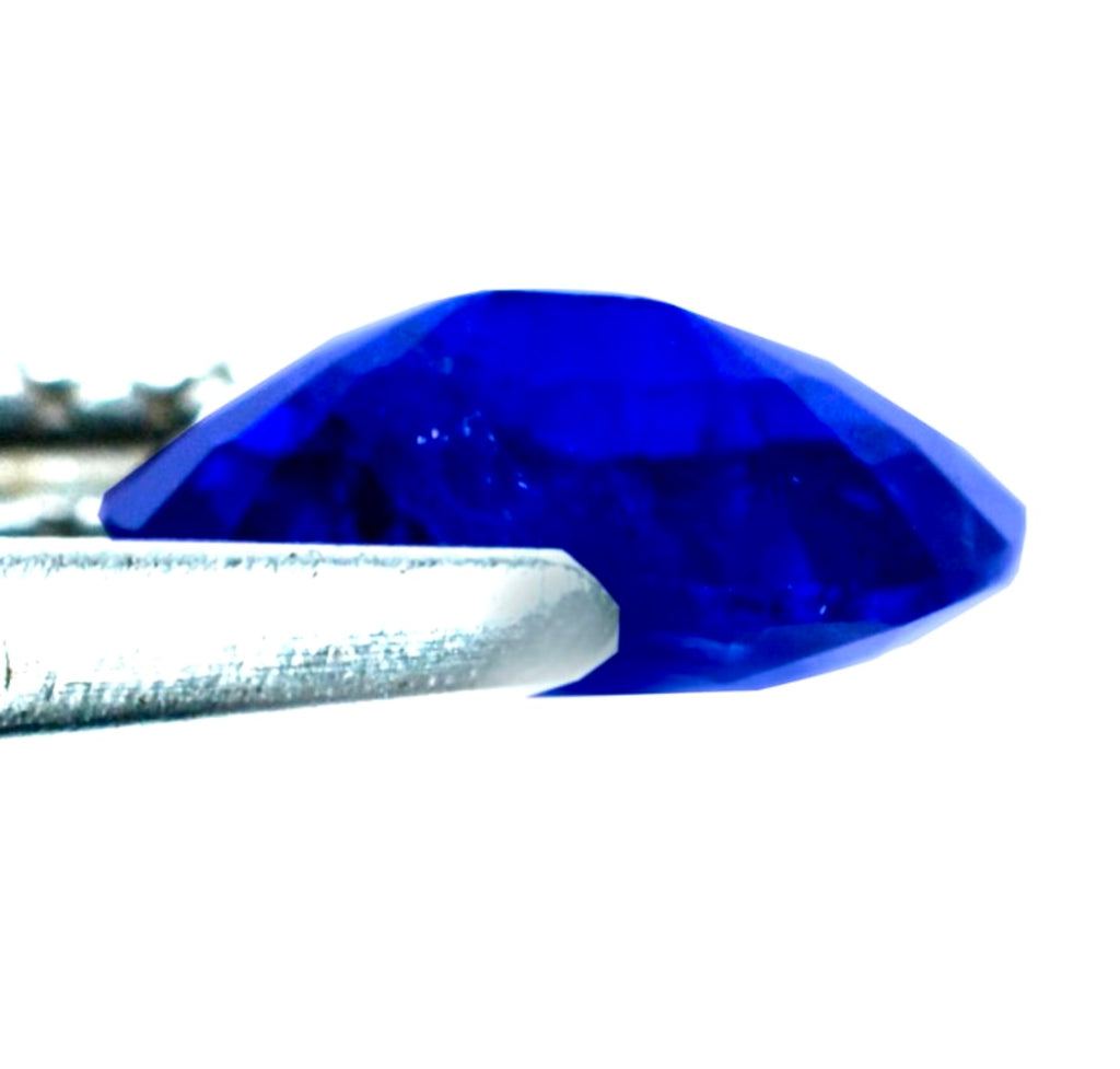 Natural Blue Sapphire Oval 2.19 ct – Royal Blue, No Heat, photo 2