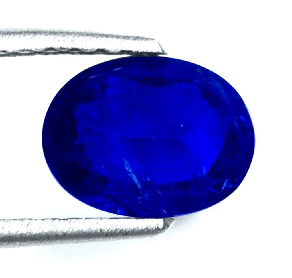 Natural Blue Sapphire Oval 2.19 ct – Royal Blue, No Heat, photo 3
