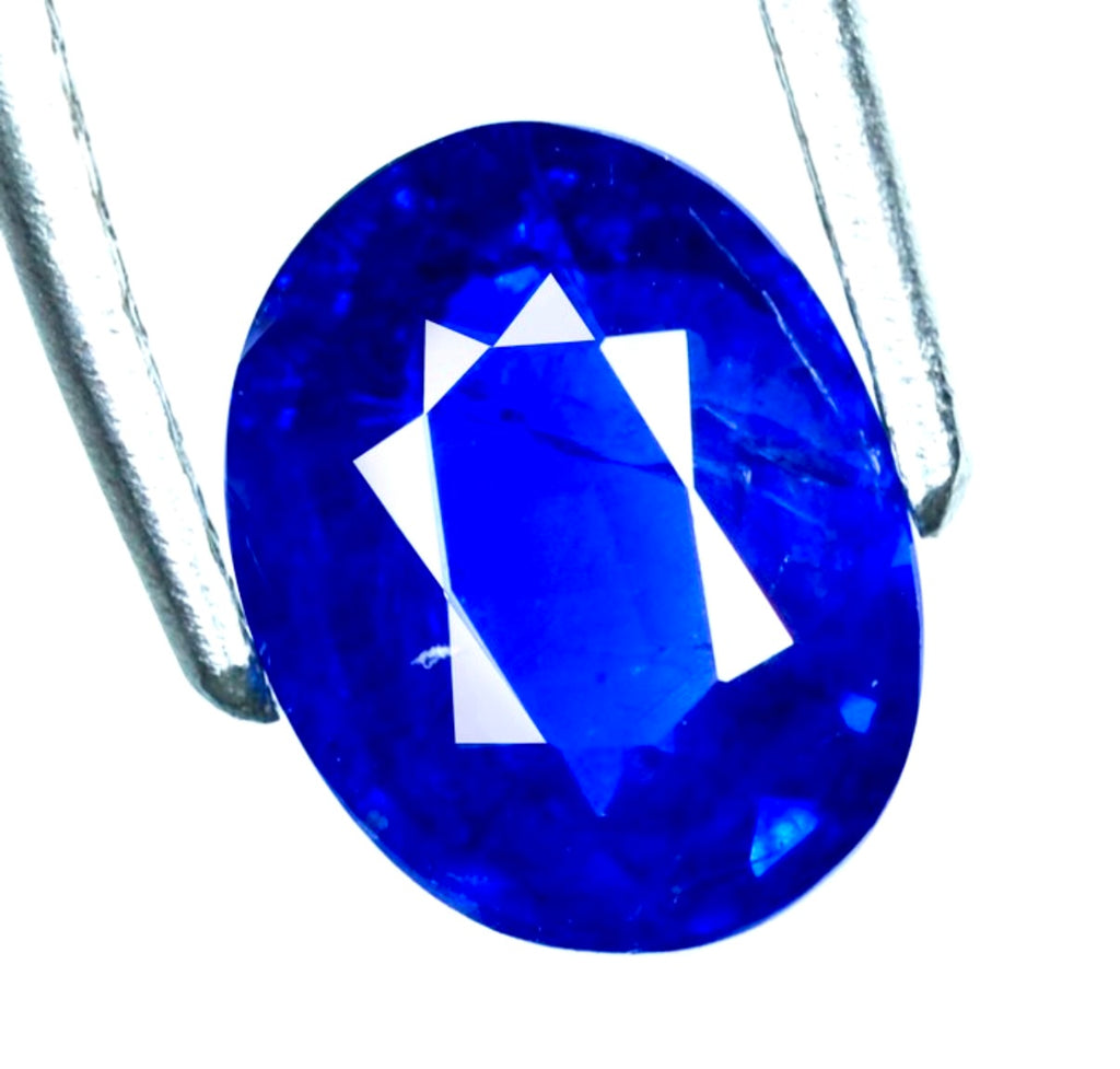 Natural Blue Sapphire Oval 2.19 ct – Royal Blue, No Heat