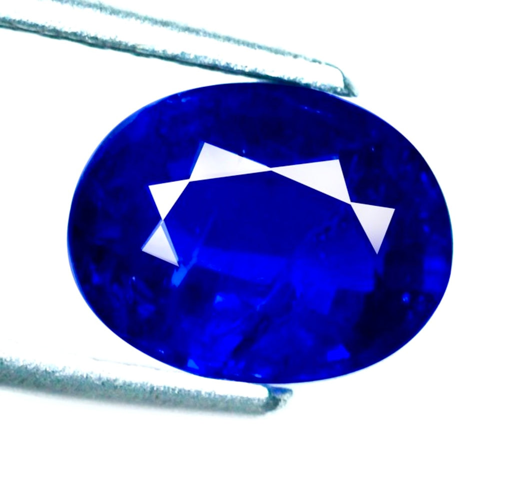 Natural Blue Sapphire Oval 2.19 ct – Royal Blue, No Heat, photo 5