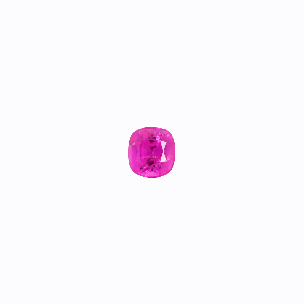Natural Pink Sapphire Cushion 2.67 ct – Exceptional Hot Pink, No Heat