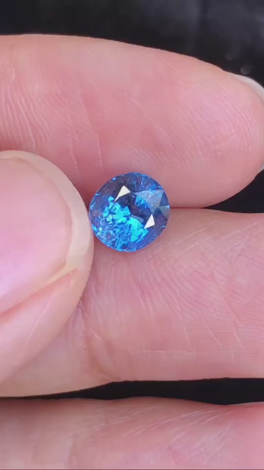 Video of Natural Cobalt Spinel Oval 1.20 ct – Blue Cobalt, No Heat