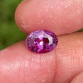 Natural pink sapphire oval 2.54 ct, face-up photo